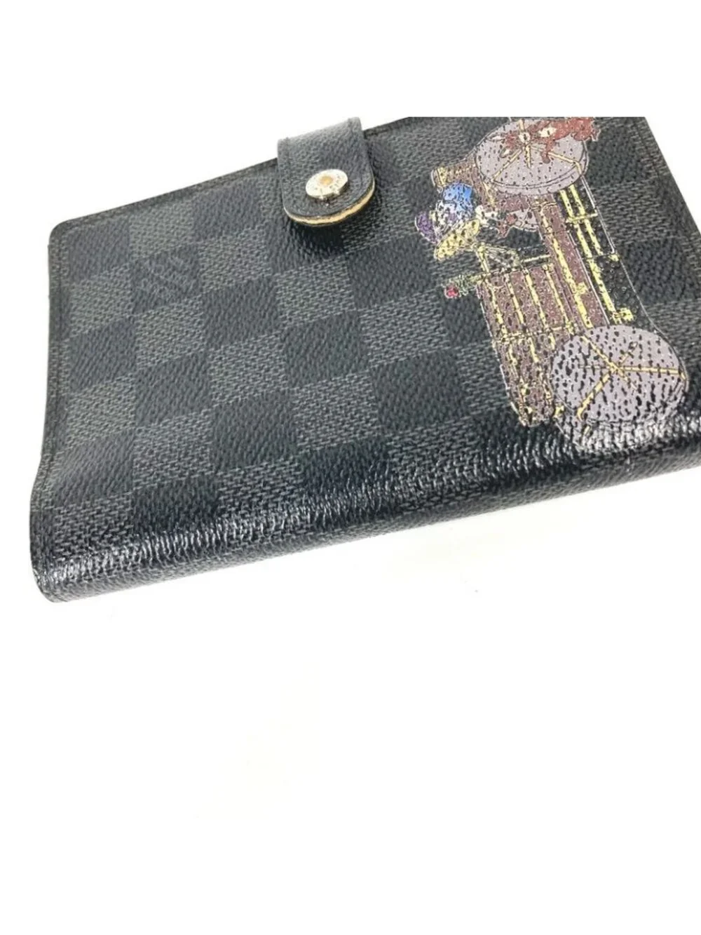 Louis Vuitton Notebook Cover Illustre Agenda PM Damier Graphite Canvas